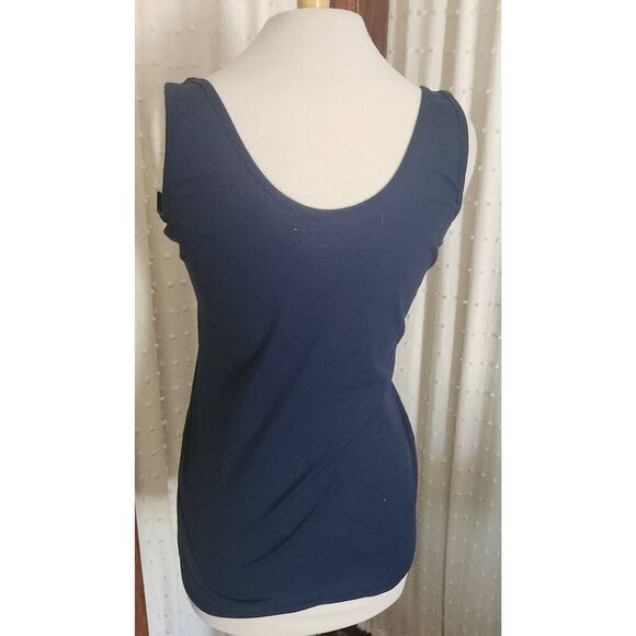 E14 Maurices Navy tank top - Picture 3 of 5
